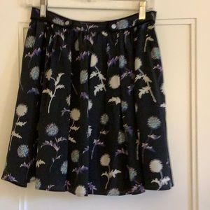 Kenzo midnight floral full mini skirt